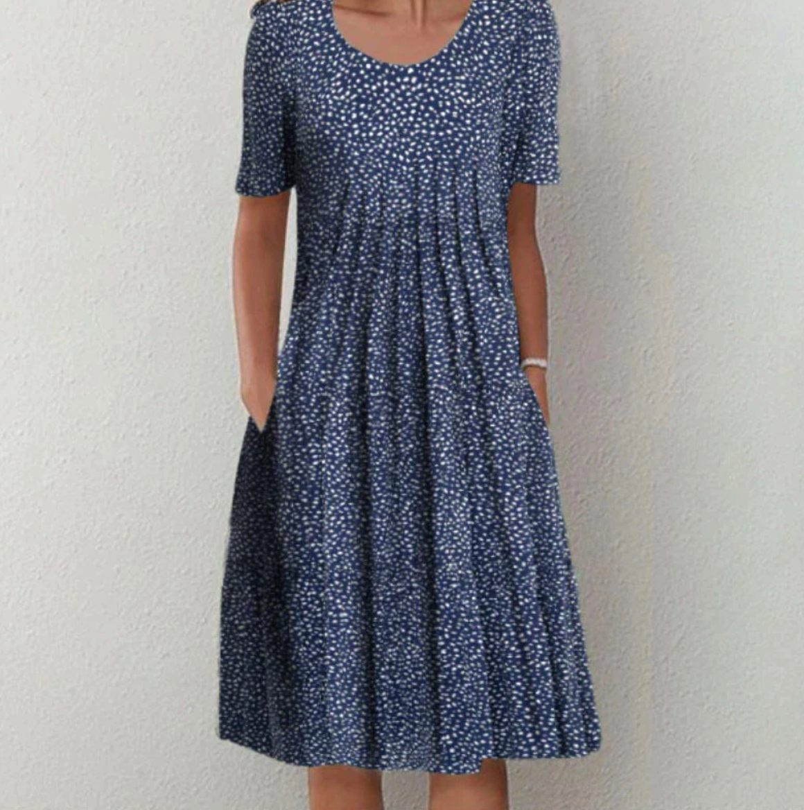 Daisy Damen-Midikleid – Leuchtender Druck, Sommer-Essential