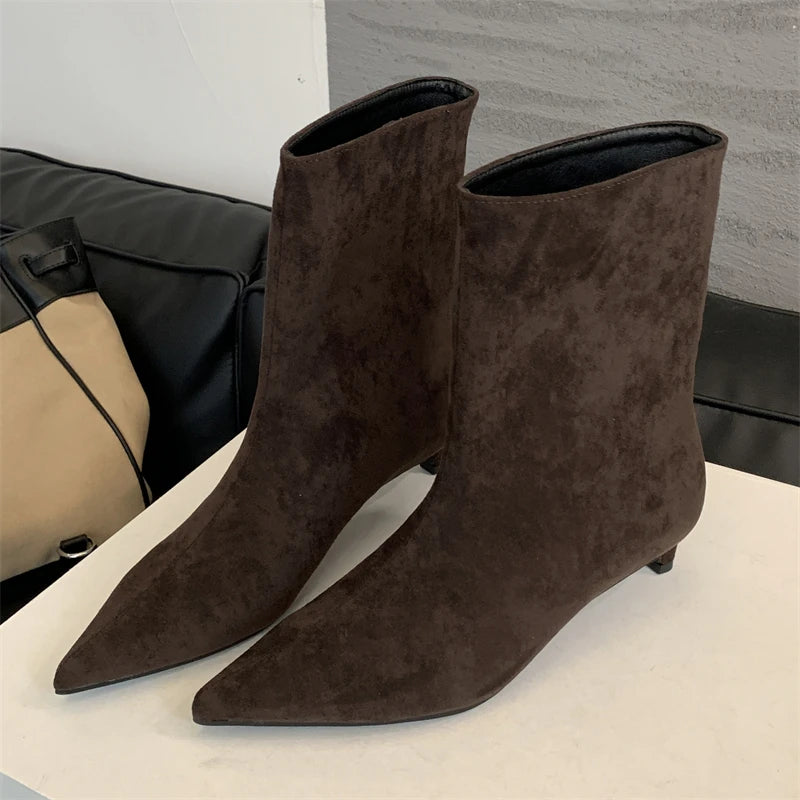 Eilyken Elegante Stiefeletten für Damen | Dünner Absatz, Modern, Vielseitig 2