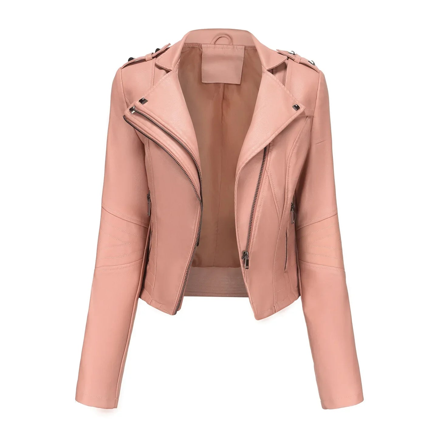 Lana_Bikerjacke_aus_Kunstleder_f_r_Damen_Kurz_Figurbetont_Punk-Stil-11