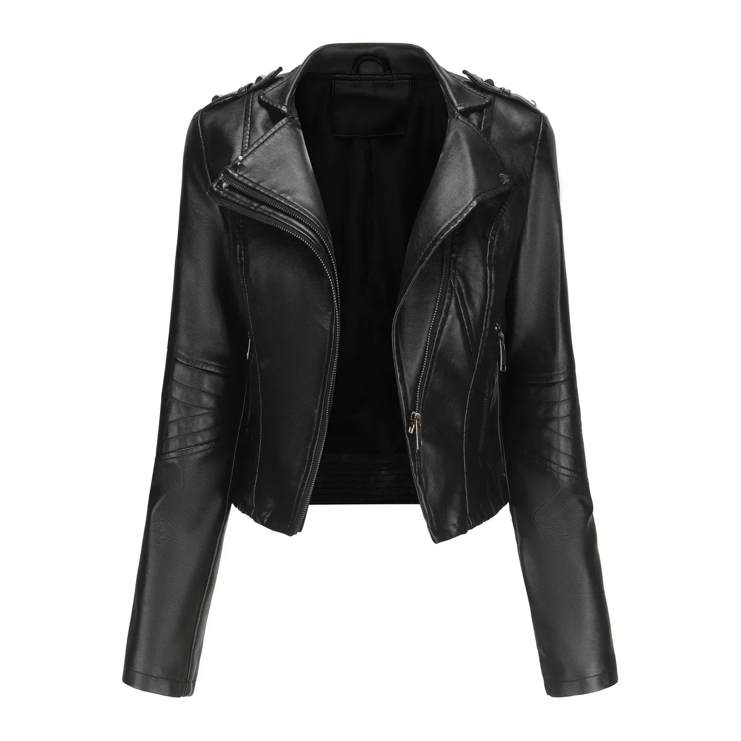 Lana_Bikerjacke_aus_Kunstleder_f_r_Damen_Kurz_Figurbetont_Punk-Stil-12