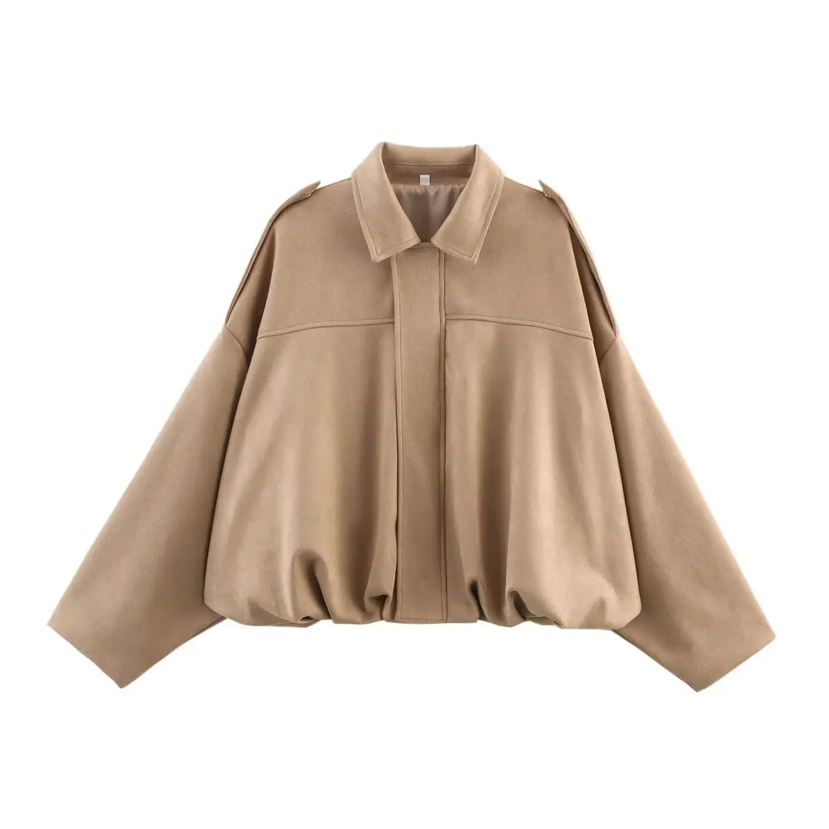 Lira Jacke Damen Aus Wildleder Modisch | Locker, Mit Revers, Trendy 11