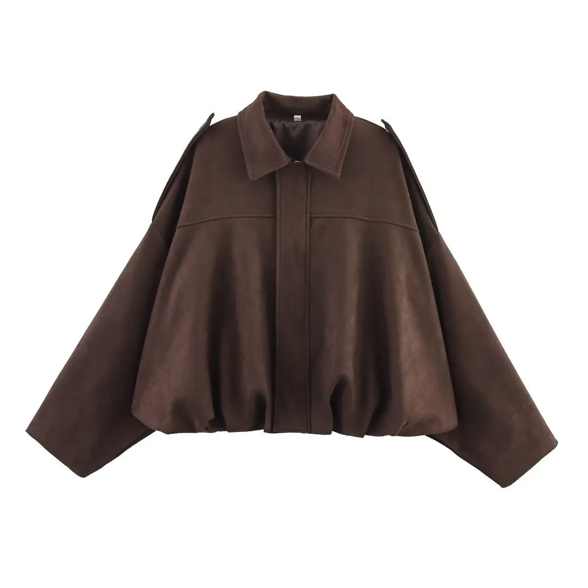 Lira Jacke Damen Aus Wildleder Modisch | Locker, Mit Revers, Trendy 12