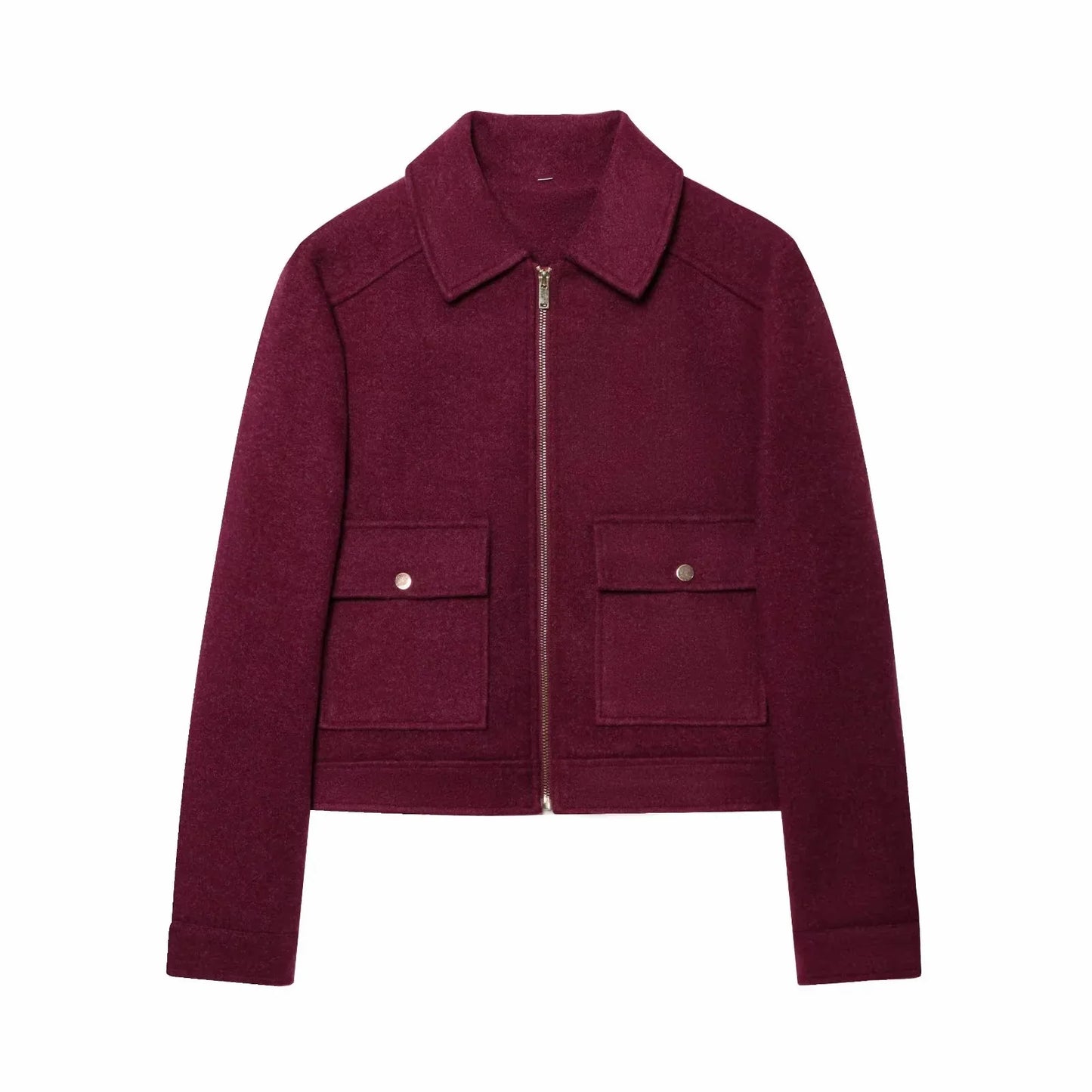 Lira Jacke damen Elegant mit Reißverschluss für Damen | Langarm, mit Taschen, Winter 10
