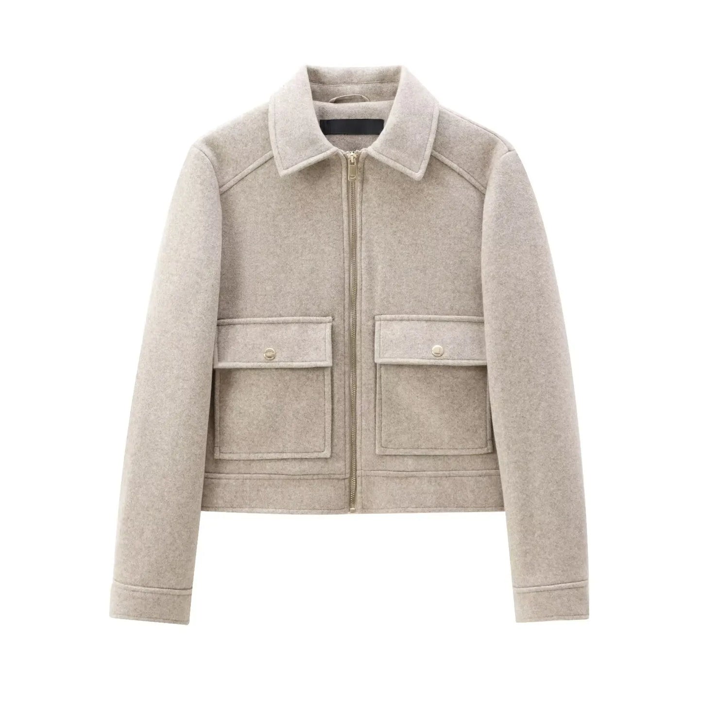 Lira Jacke damen Elegant mit Reißverschluss für Damen | Langarm, mit Taschen, Winter 7