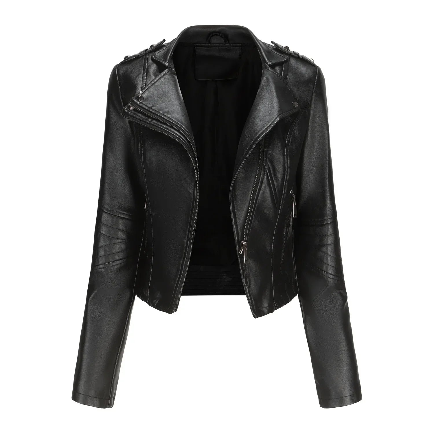 Lana_Bikerjacke_aus_Kunstleder_f_r_Damen_Kurz_Figurbetont_Punk-Stil-12