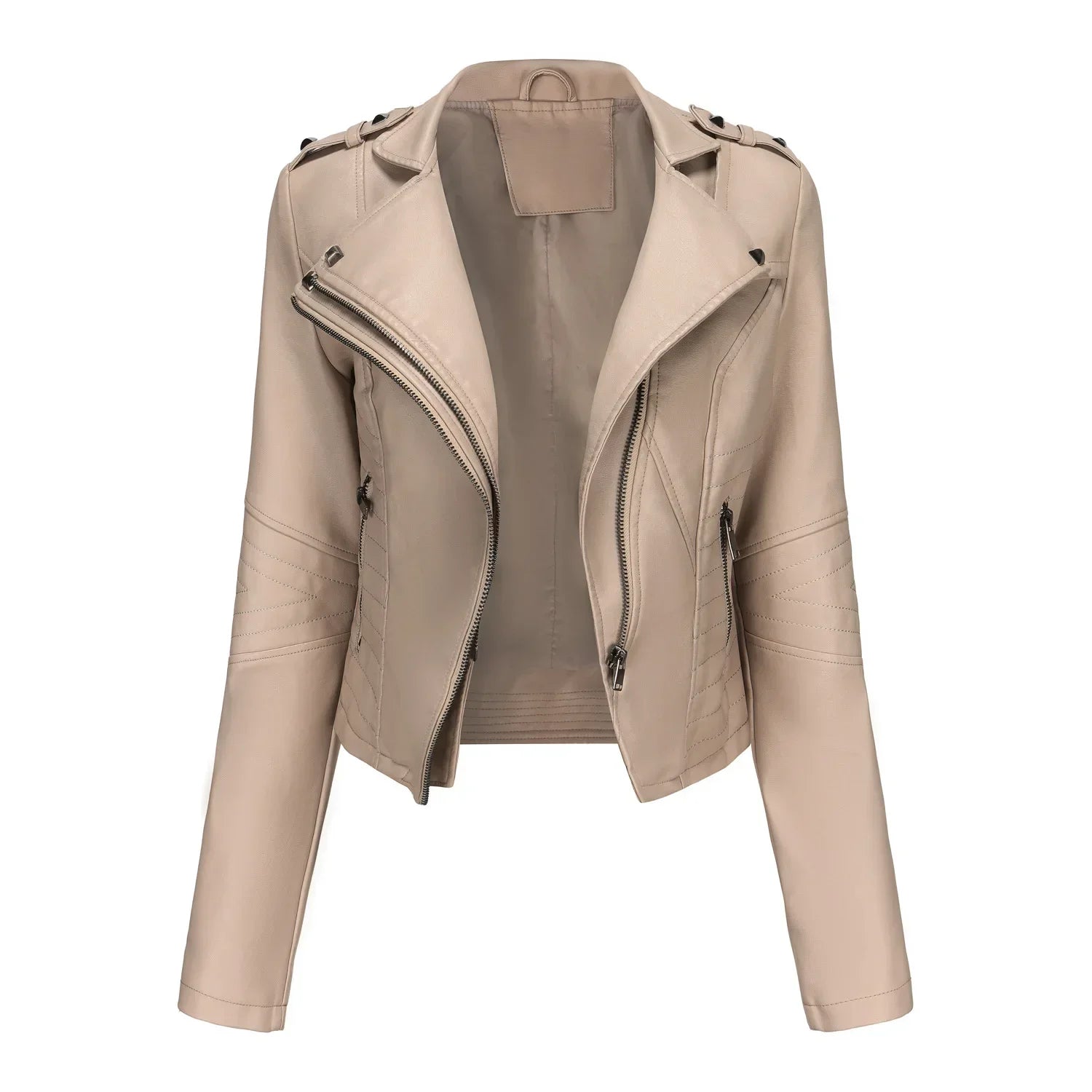 Lana_Bikerjacke_aus_Kunstleder_f_r_Damen_Kurz_Figurbetont_Punk-Stil-16