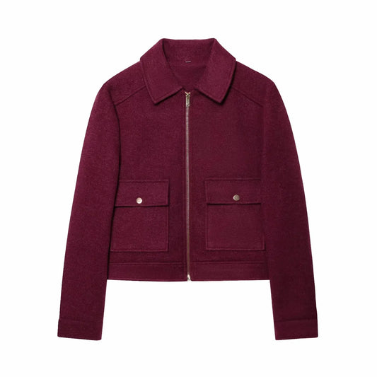 Lira Jacke damen Elegant mit Reißverschluss für Damen | Langarm, mit Taschen, Winter 10