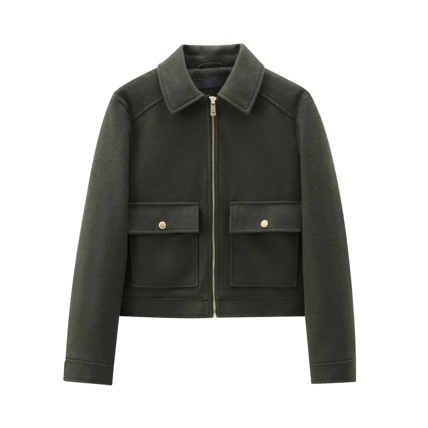 Lira Jacke damen Elegant mit Reißverschluss für Damen | Langarm, mit Taschen, Winter 8