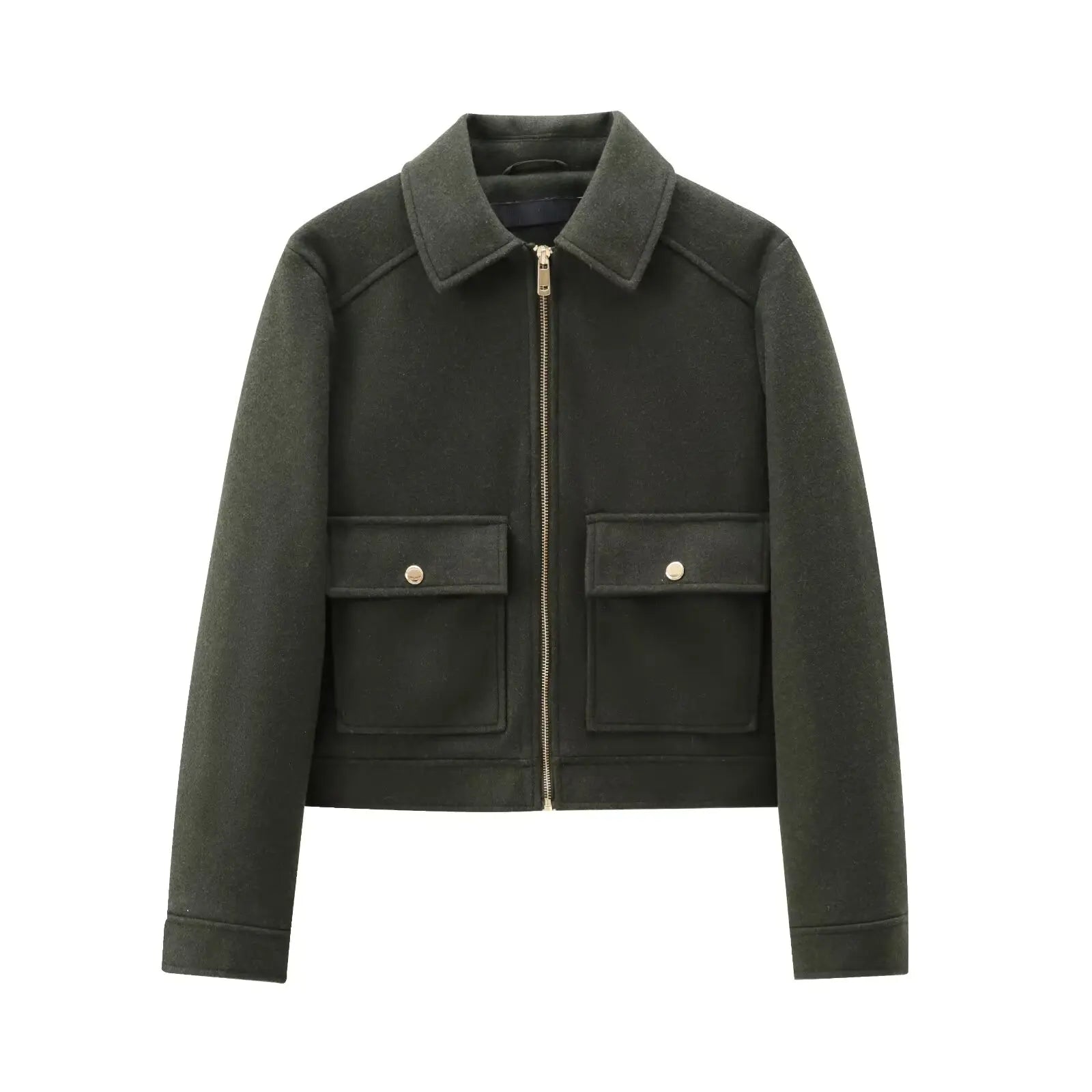 Lira Jacke damen Elegant mit Reißverschluss für Damen | Langarm, mit Taschen, Winter 8