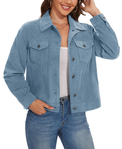 Taro Damenjacke Cord Atmungsaktiv | Leicht, Warm, 4 Taschen 16