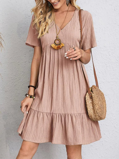 Nina Elegant Dress with Belly Coverage: Flattering Design for Every Occasion